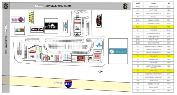 Westchase Plaza: 301 N Shackleford Rd, Little Rock, AR 72211